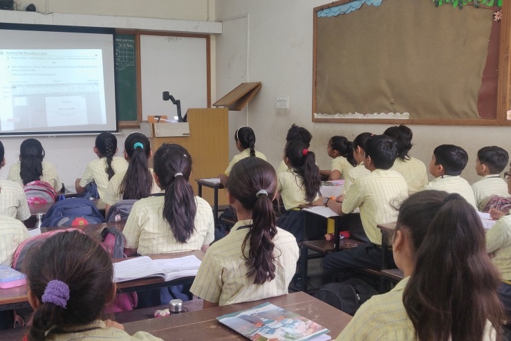 Activity 4 - Mrs. Alpa & Nishit Pravin Kothari Interactive Class Room (EMS 3 to 5) - Vidyamandir Trust, Palanpur